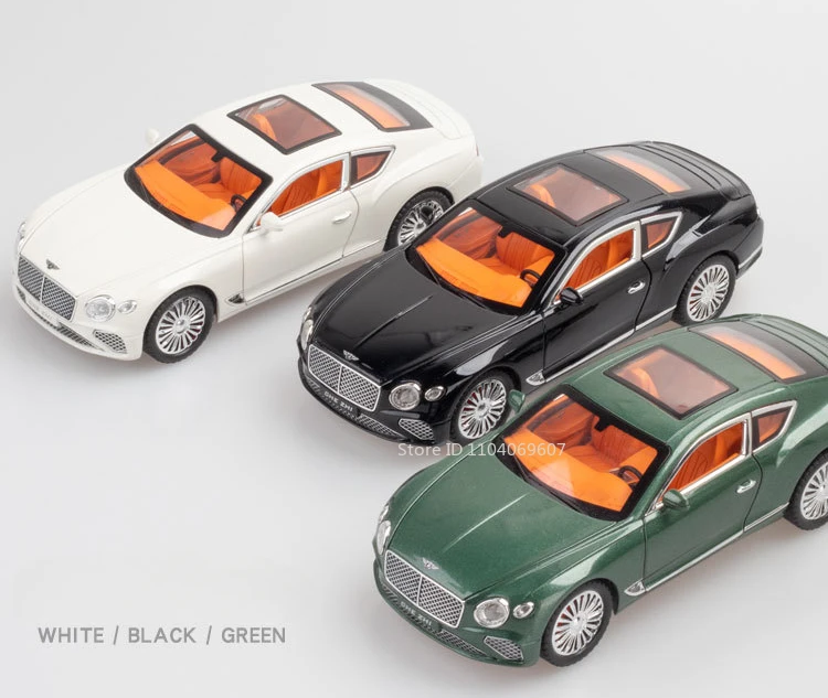 Maßstab 1:24 Continental GT Legierung Automodell Spielzeug Zurückziehen Diecast Metall Sportwagen Modelle Simulation Sound Licht Sammlung Geschenke – Detail 2