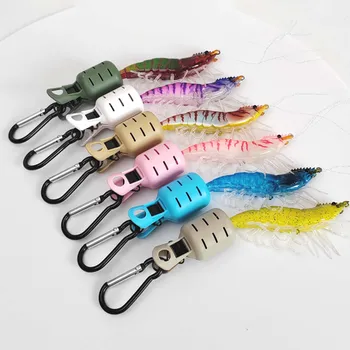 New Squid Jig Bait Protector Kit 6pcs Webfoot Octopus Egi Hooks Cover Cuttlefish Umbrella