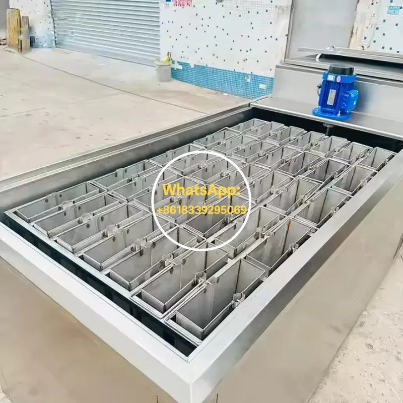 스테인리스 스틸 산업용 블록 제빙기 1톤 3톤 상업용 얼음 블록 제조기 소금물 냉각 얼음 블록 기계