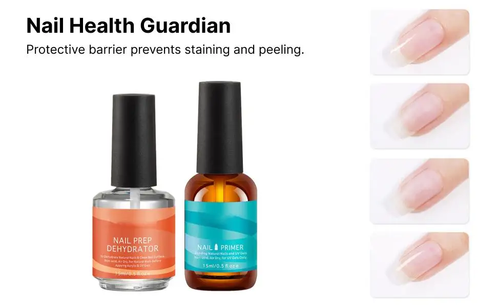 مجفف تجفيف الأظافر والبرايمر 15 مل جل برايمر مانيكير لطلاء الأظافر الجل