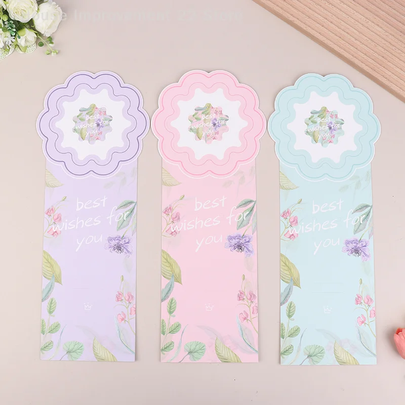 5Pcs Single Flower Wrapper Handheld Flower Card Bouquet Wrapping Box Flower Arrangement Bag For Valentine's Day Mother's Day