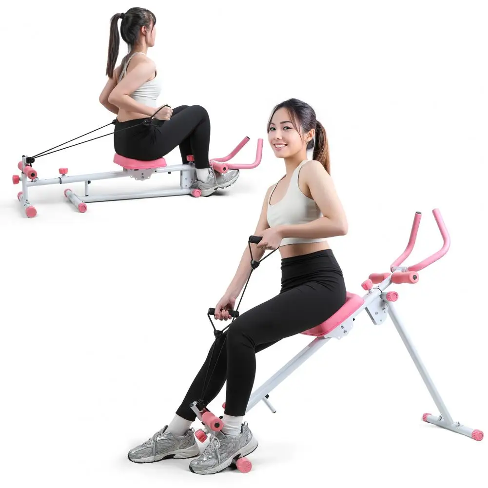 Multi-Functional Rowing Machine, Home Gym Rowing Machines, Folding AB Workout Machine, Abdominal Rowing Fitness Equipment