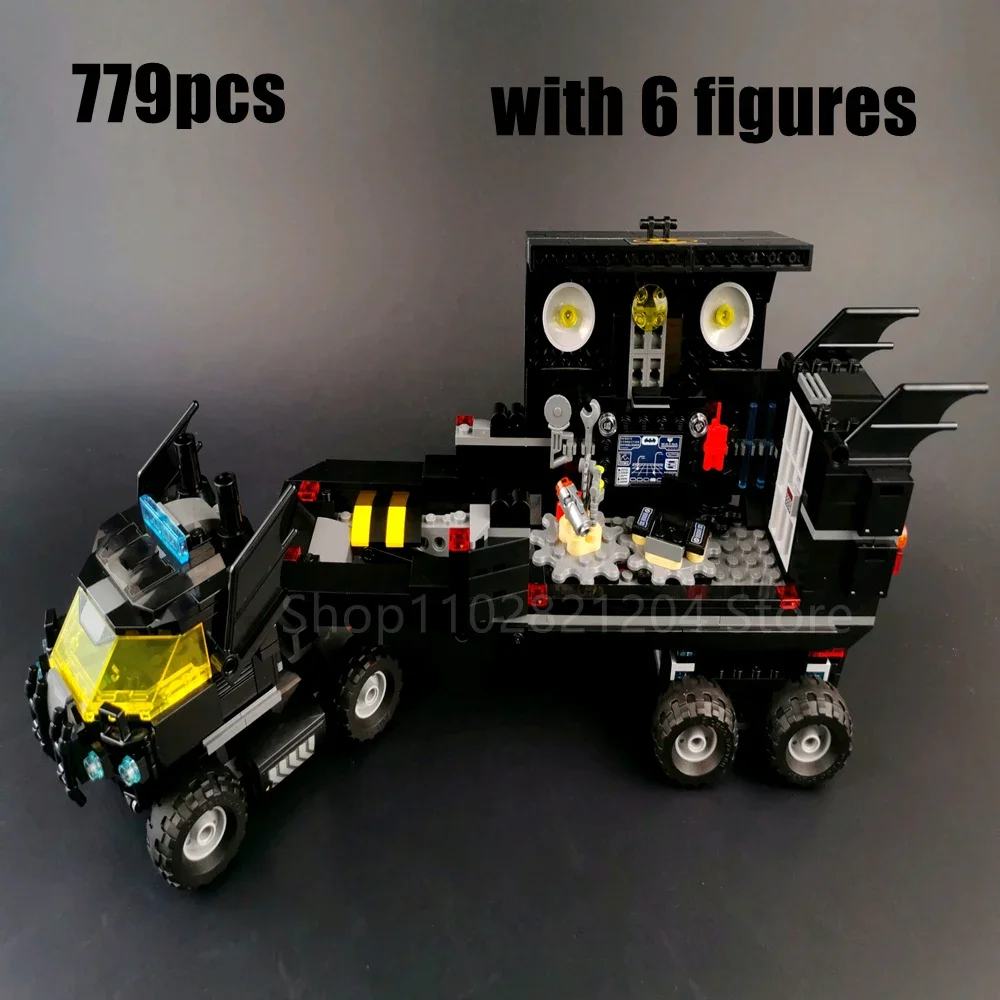 779pcs Mobile Base Truck Model Building Blocks Fit 76160 Toys For Kids