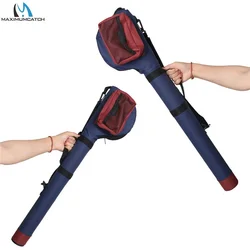 Maximumcatch 9FT 4 Sections Triangle Fly Fishing Rod & Reel Case with Box Pocket Double Fly Rod Tube
