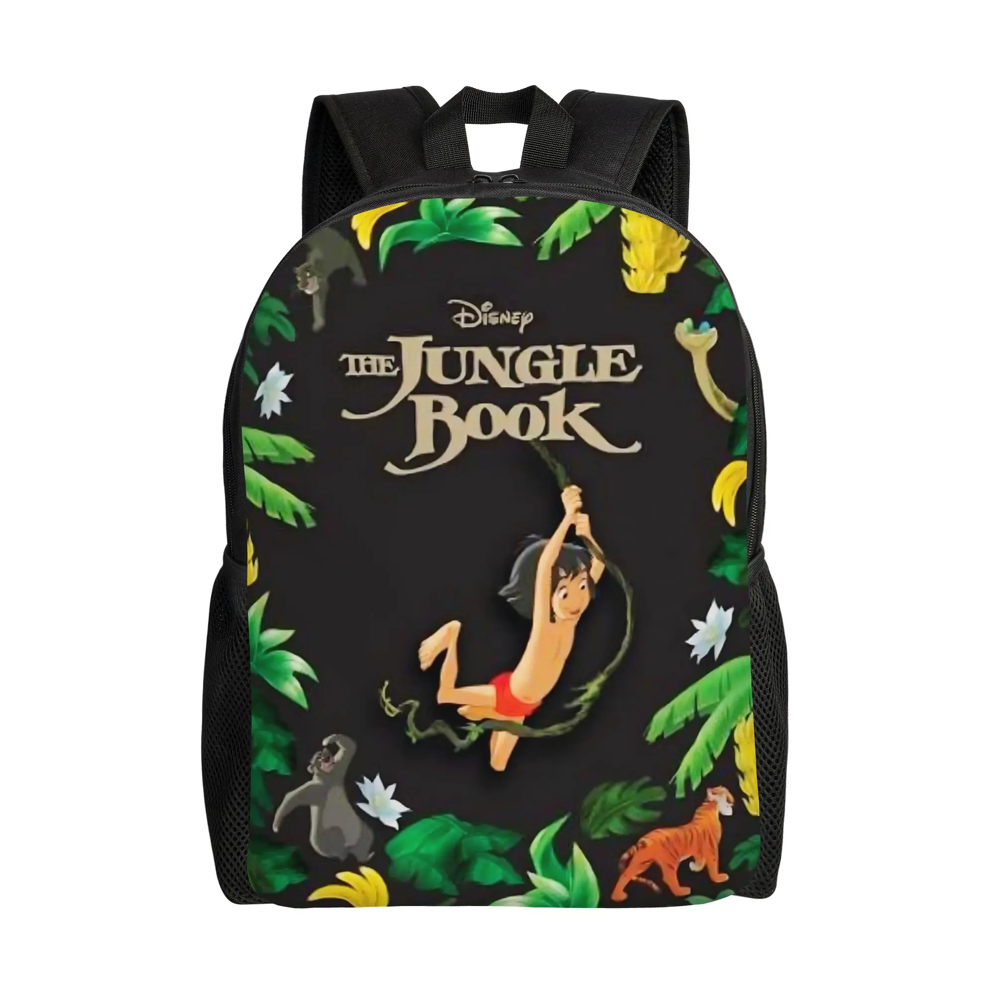 

1PC back to school Backpack Disney forest role Daypack The Jungle Book Light Office Work Sturdy Shoulder Rucksack