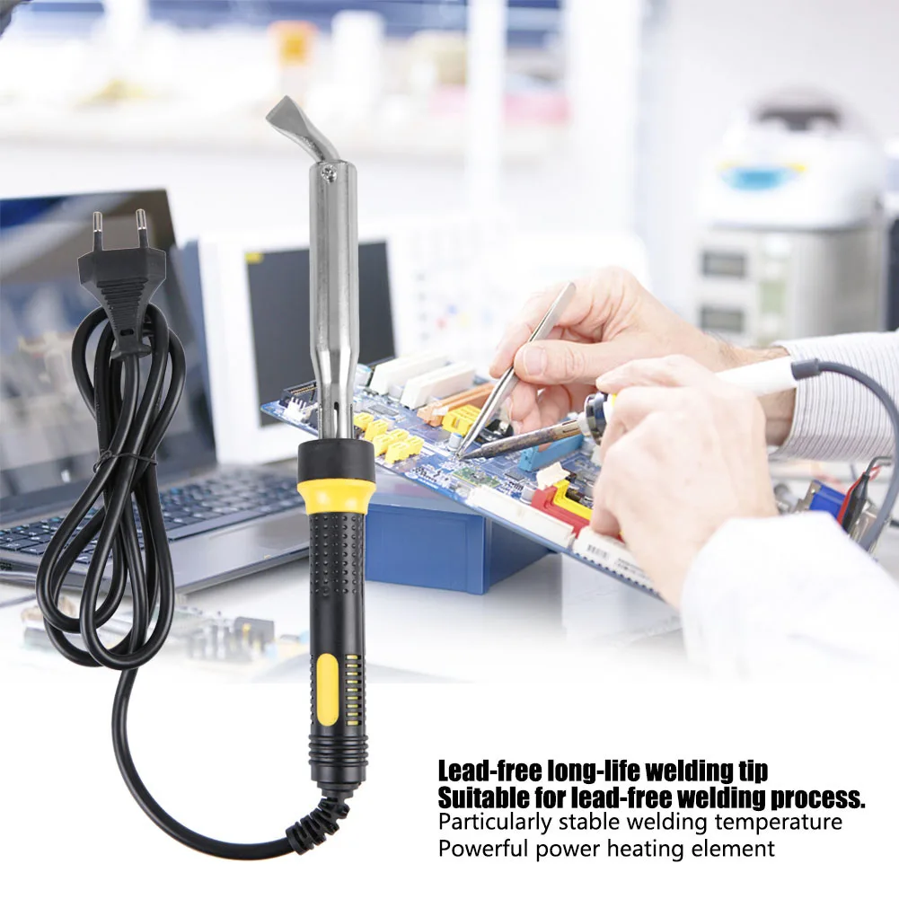 

EU PLUG Electric Soldering Iron Tool, 150W High Power Electric Iron Temperature Gun Soldering Iron Welding Tool
