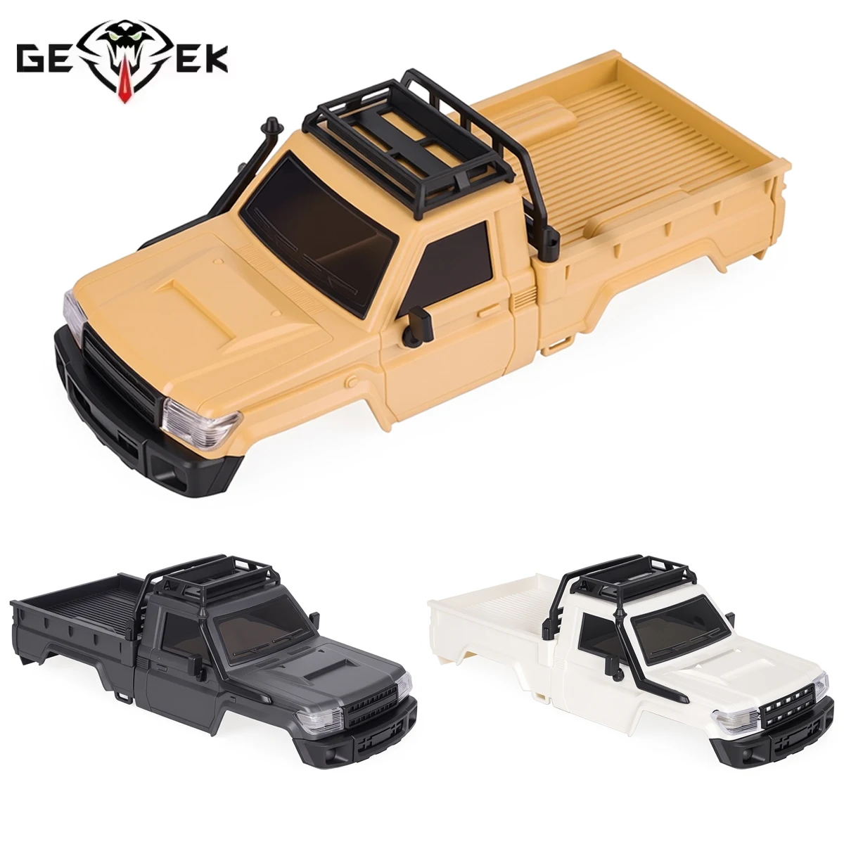 Lackiertes oder unlackiertes Kunststoff-Karosserie-Set für 1/30 AXIAL SCX30 Wrangler JLU Bronco K10 AX30 C8842 RC Crawler Car Upgrade
