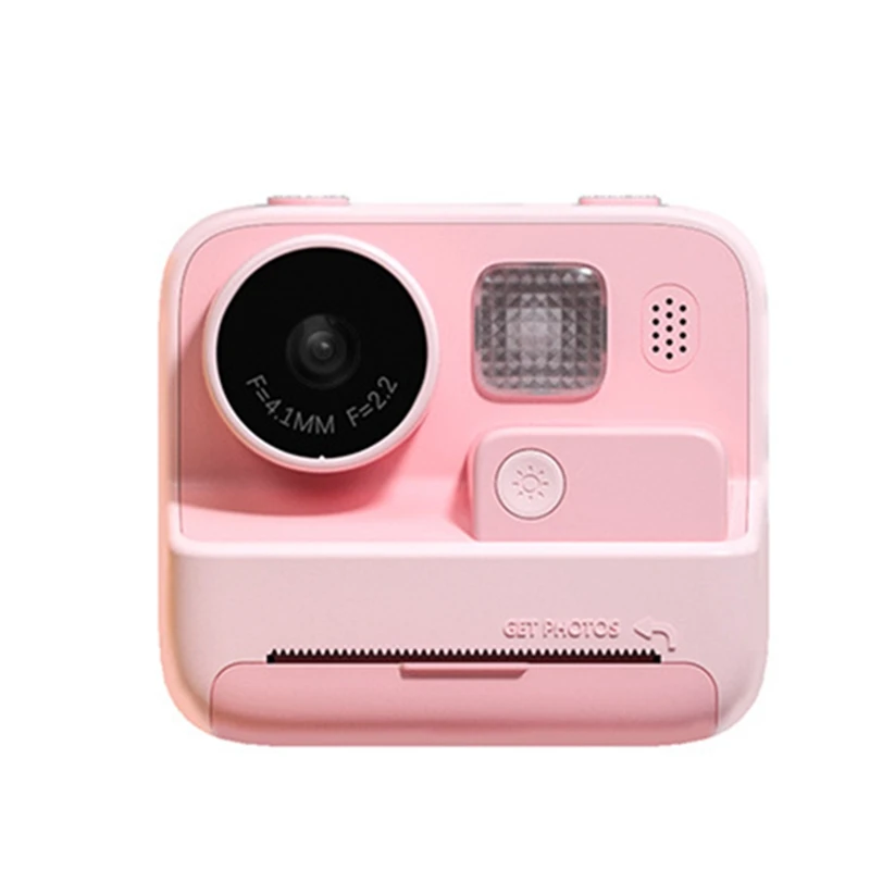 Instant Print Camera 1080P Instant Camera For Kids, With 3 Print Paper, Birthday Gift For Kids-B