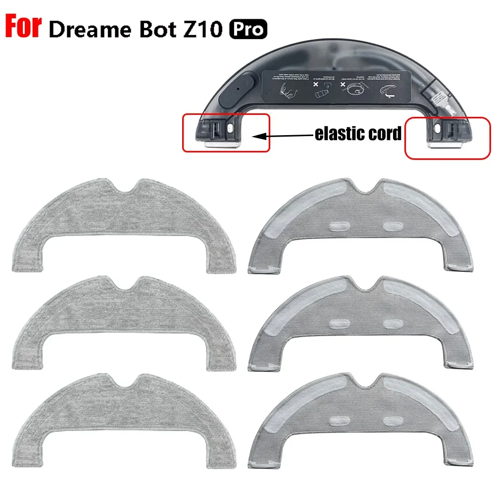 For Dreame Bot Z10 Pro Robot Vacuum Cleaner Spare Parts Electric Control Water Tank  Mop Cloth Rags Accessories