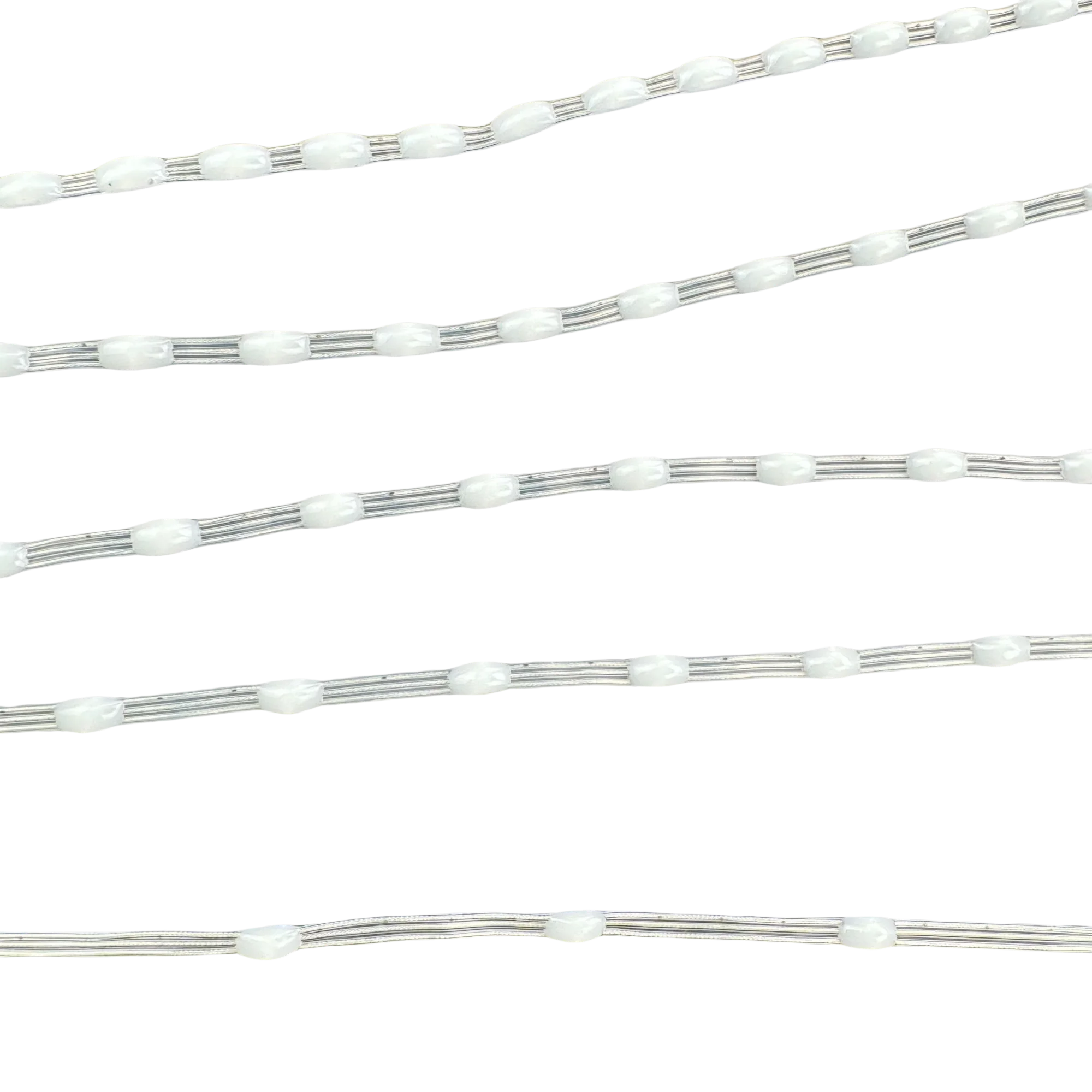 DC5V/12V 1000ct Pixels 1.5cm-20cm Pitch WS2811 LED Seed Pixel String Light RGB IC Addressable Full Color IP67 3Pin Clear Wire