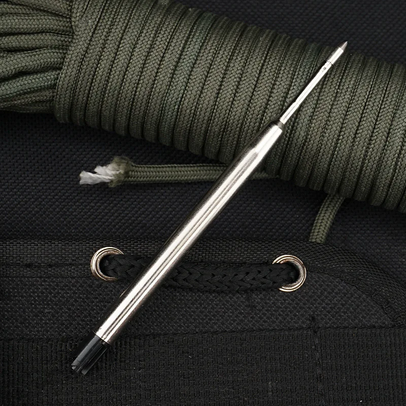 قلم Tc4 من سبائك التيتانيوم، مقبض من ألياف الكربون، نافذة مكسورة، توقيع محمول، قلم حبر جاف، قلم تكتيكي Edc، A463 #4