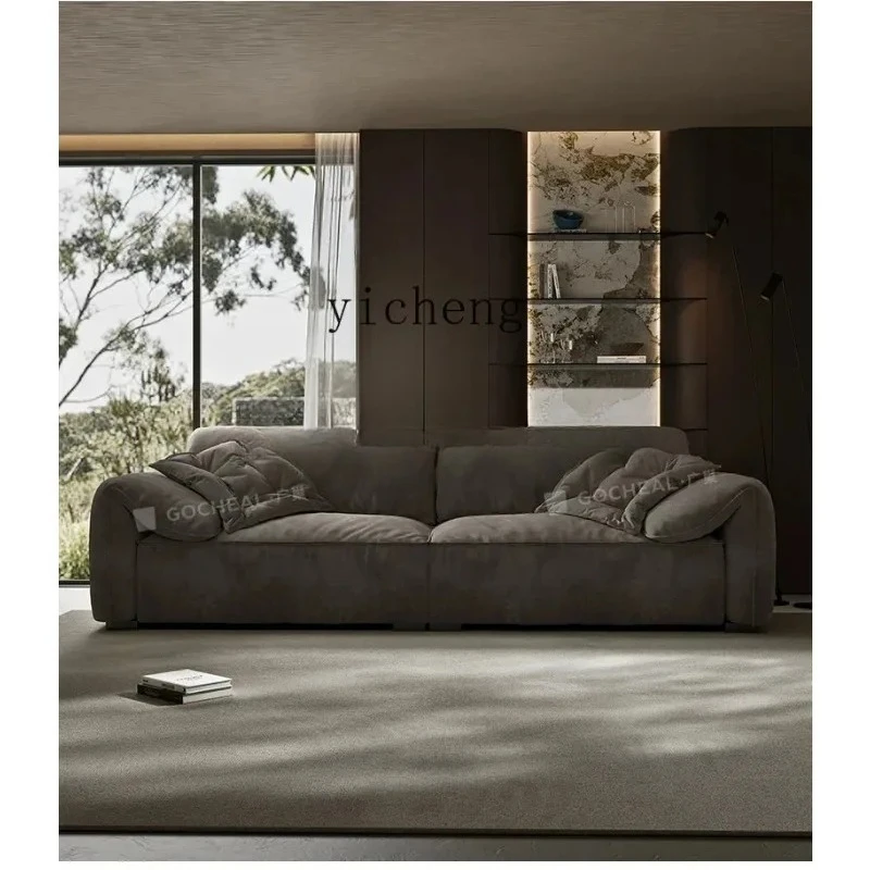 SA-2 sofa living room straight row Italian minimalist Nordic down fabric living room furniture