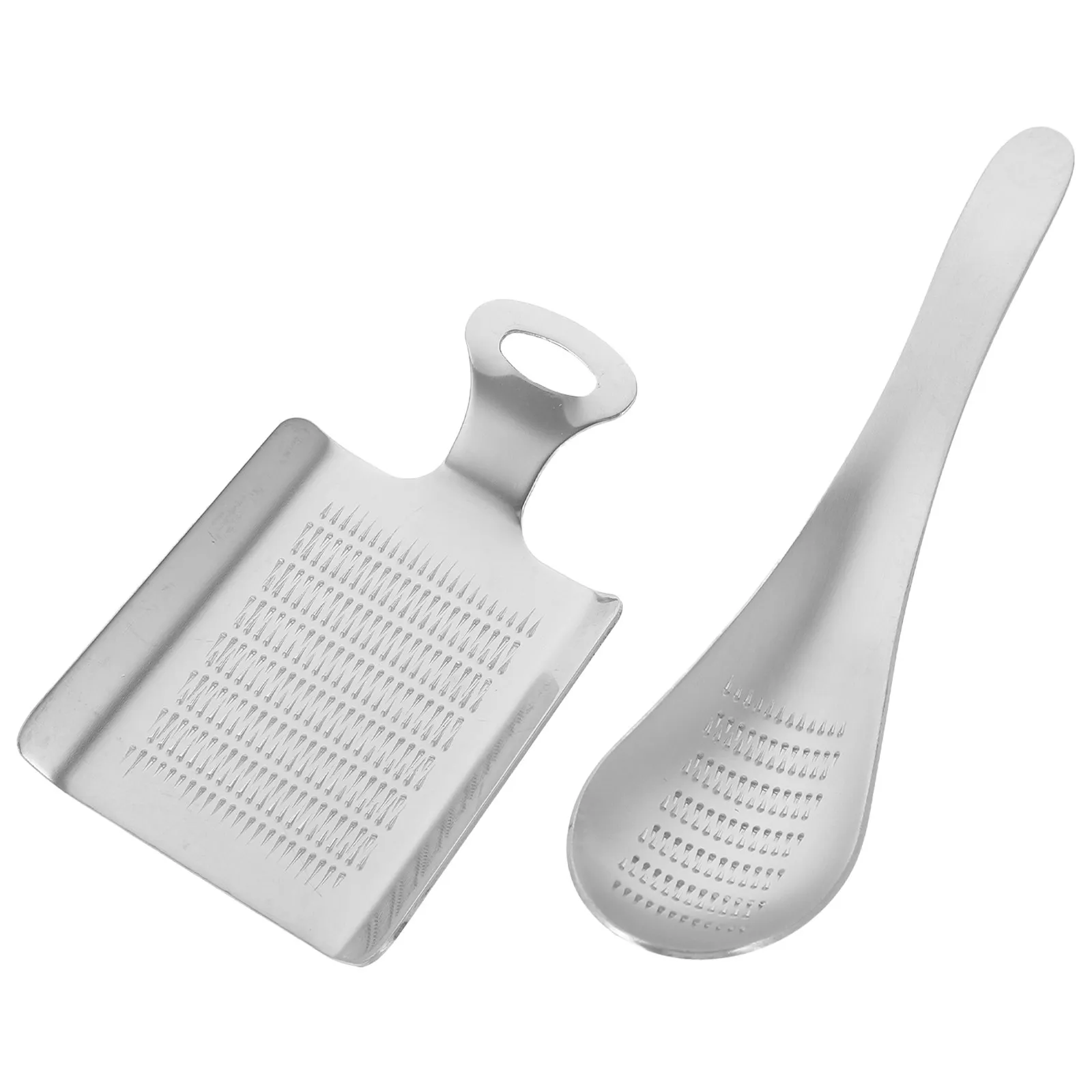 

2Pcs Stainless Steel Baby Food Grinding Spoon Manual Complementary Food Grinder for Fruits Vegetables Ginger Garlic