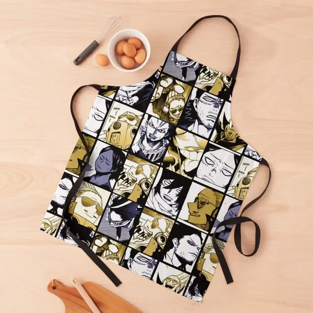 

Aizawa and Present Mic- Mix collage color version Apron Nursing Women's Dresses Customizable For Woman Apron