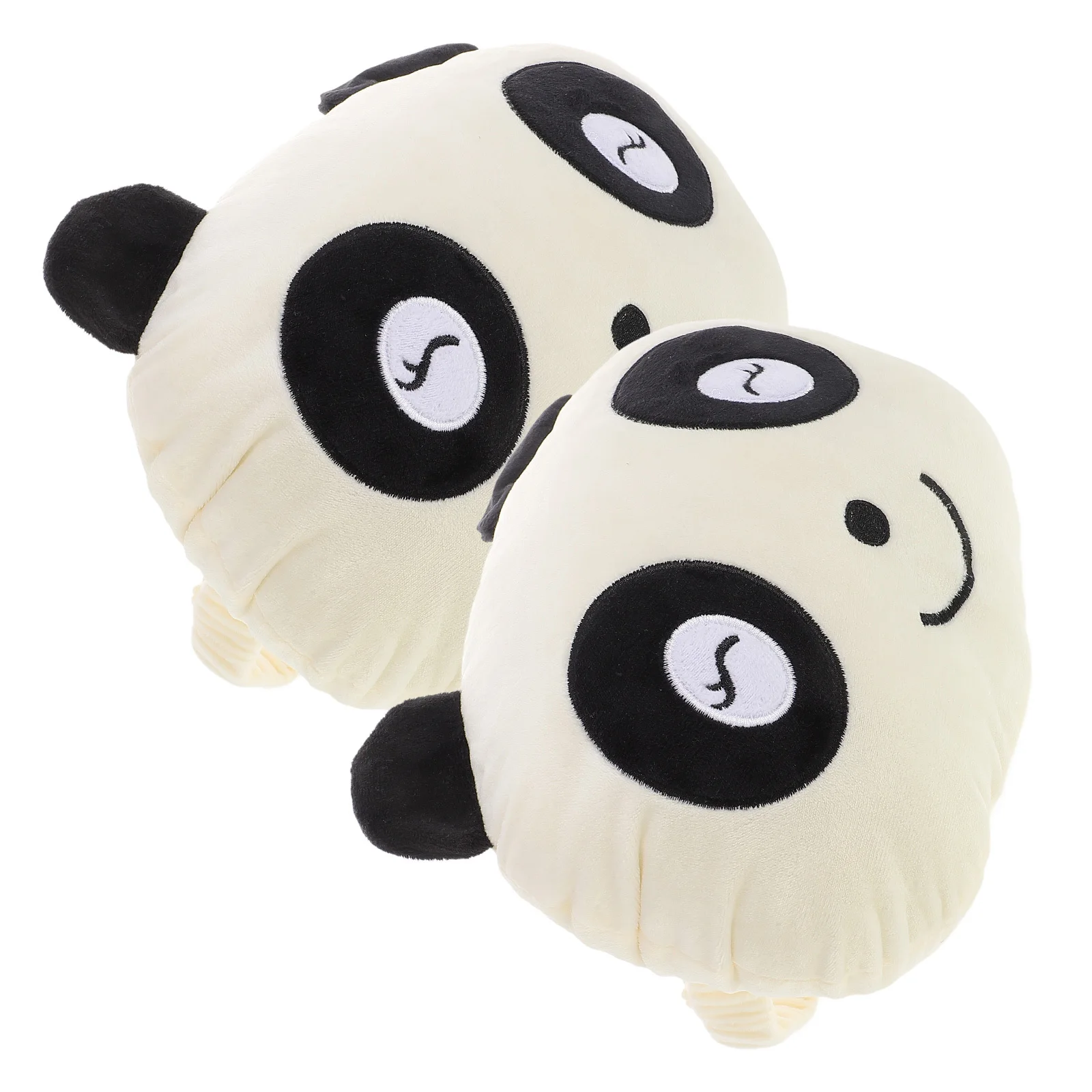 

NOLITOY 2Pcs Cute Panda Car Neck Pillows Removable Washable Cover Comfortable Support for Driving Home Office Use