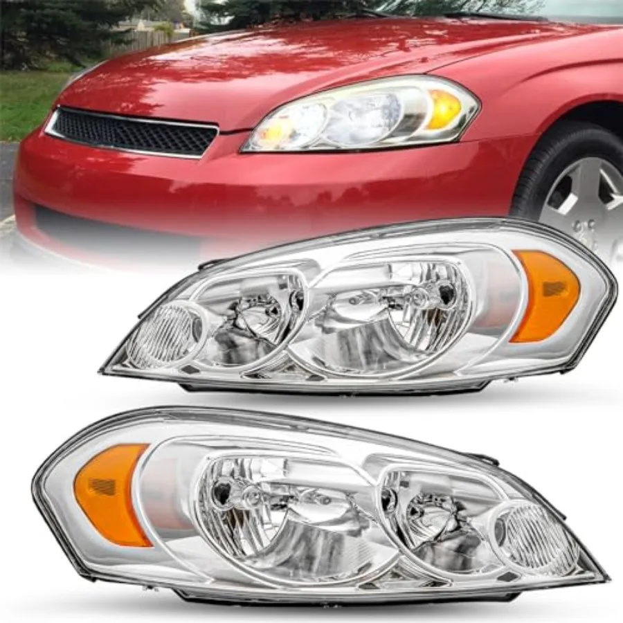 

Headlight Assembly Fit for 2006-2013 Chevy Impala/ 2006-2007 Chevy Monte Carlo/ 2014-2016 Chevy Impala Limited Driver and Passe