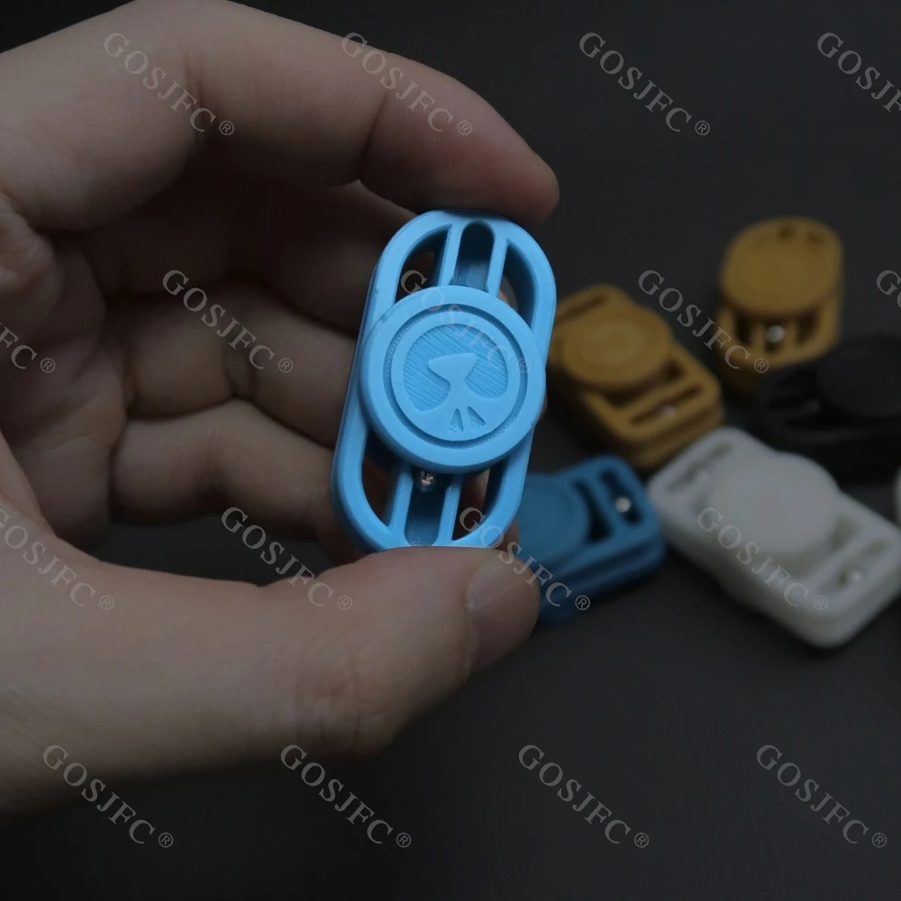 Haotz edc redondo quadrado nuclear rato fidget spinner brinquedos para adultos acessórios de mesa de escritório gadgets de alívio de ansiedade