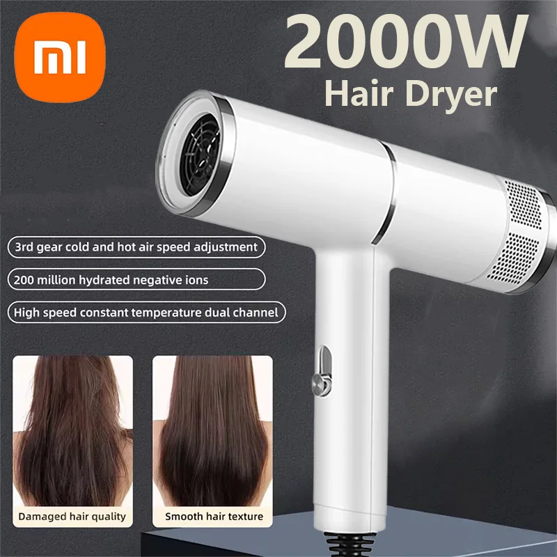 Xiaomi Negative Lonic Hair Dryer High Speed Electricturbine Drier Constant Temperature Quick Drying Hair Professional Air Blower