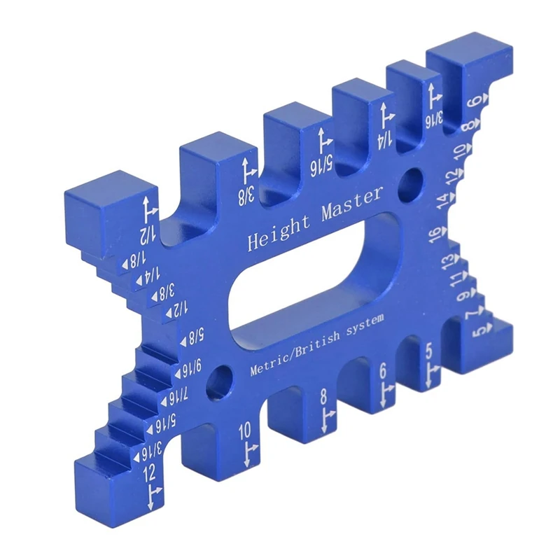 High Accuracy Calipers Aluminum Alloy Scale Measuring Tool Woodworking Saw Table Machine For Router And Table Saw -B