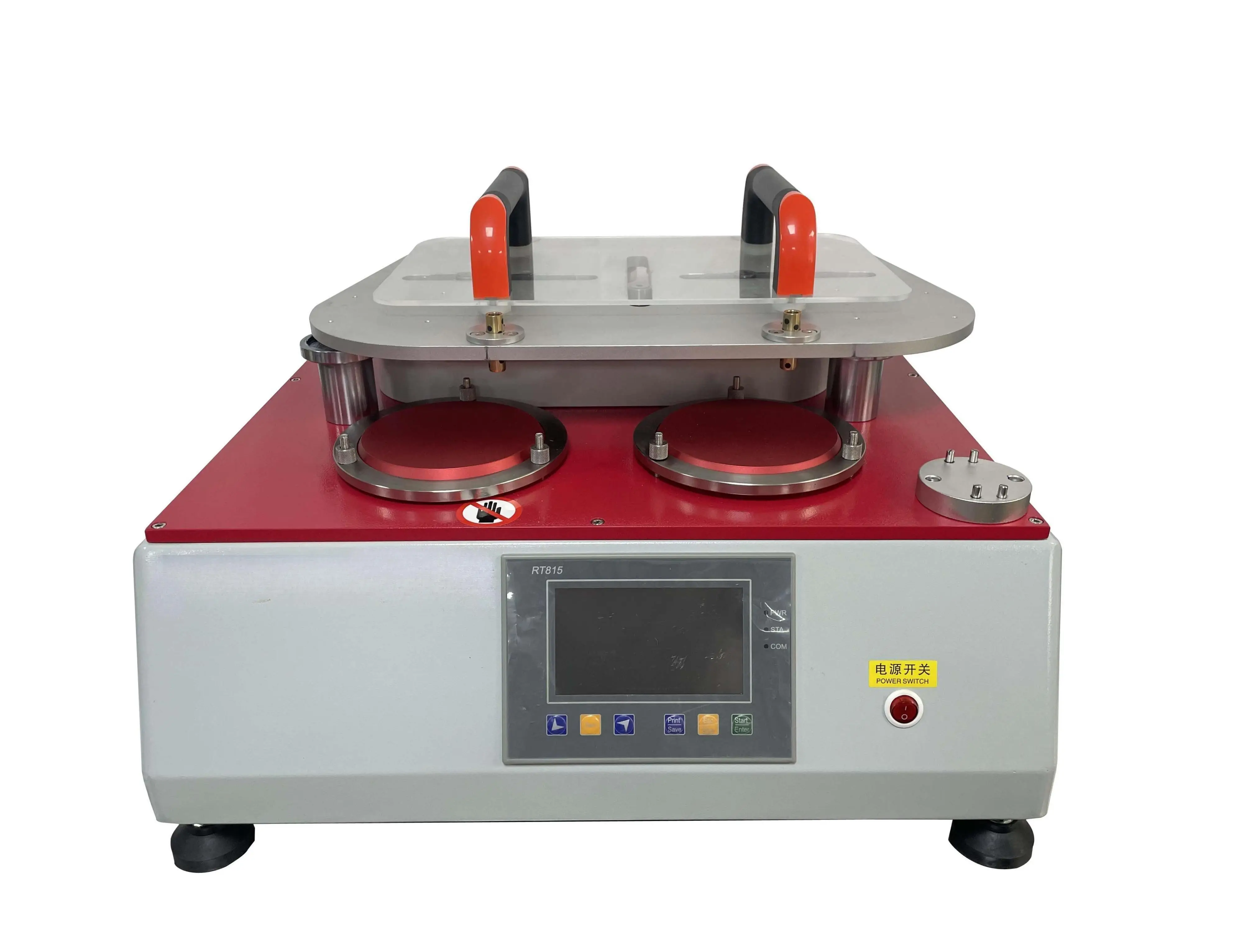 WELLDONE Textile Martindale Abrasion Tester 6 Head Martindale Abrasion Test Equipment Fabric Friction Test Machine