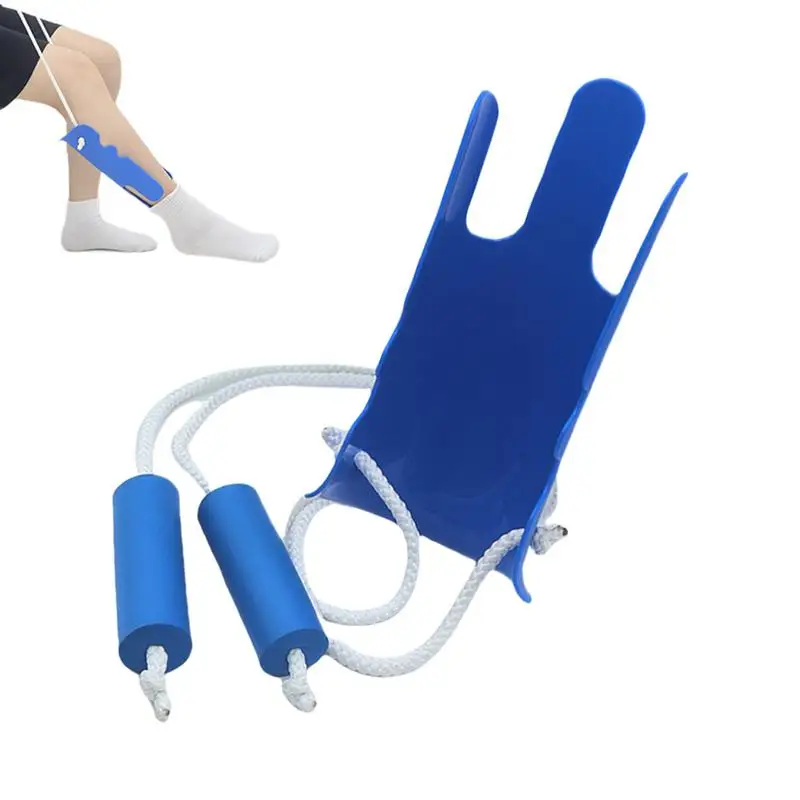 

Sock Helper Aide Tool Stocking Aids For Putting And Off Socks With Adjustable Cords Daily Use Hard Elderly Stocking Assistive