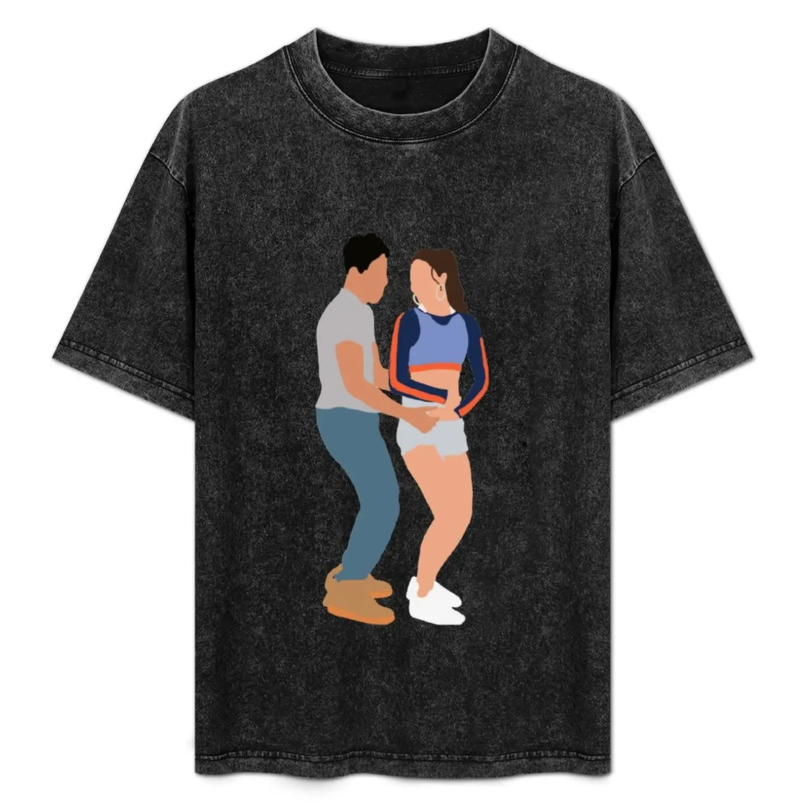 

Retro Vintage In The Heights Movie Sticker Retro Wave T-Shirt Quick Dry Sports Short Sleeve Tee