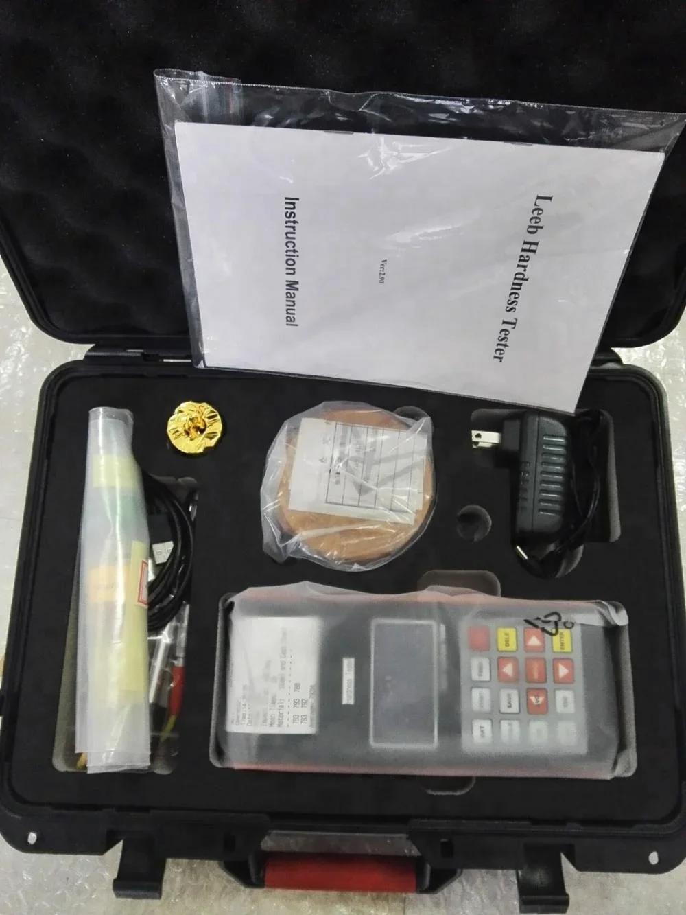 KS520 Stalen draagbare Leeb-hardheidsmeter met printer