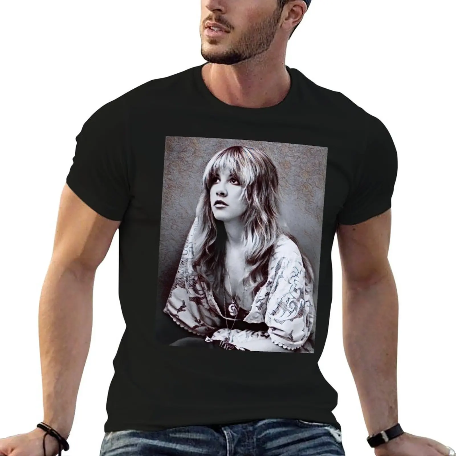 

Stevie Nicks T-Shirt t shirt custom print man t shirt heavy cotton T-Shirt