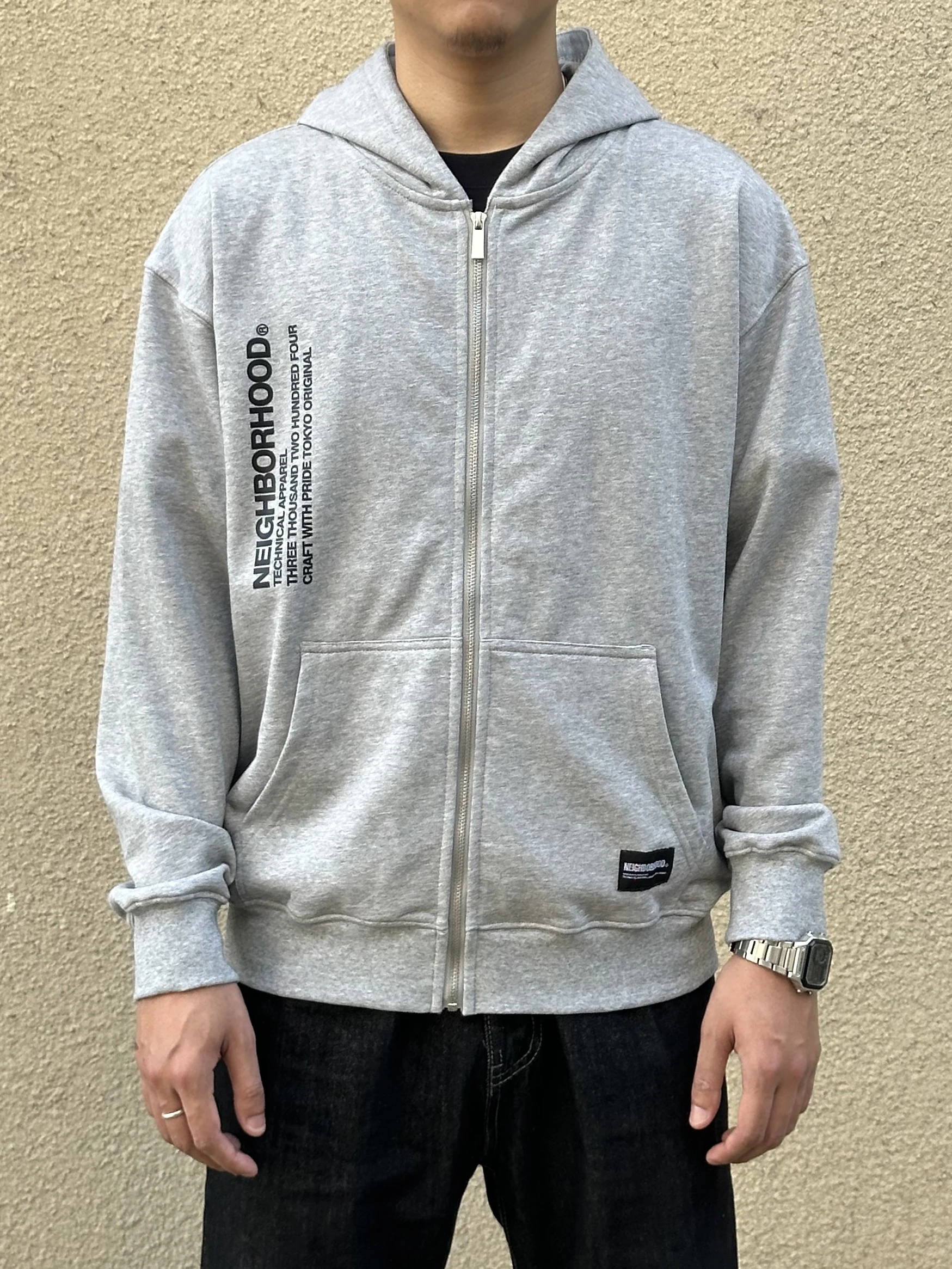 

Свободный худи с круглым вырезом и принтом, повседневная толстовка из хлопка на молнии, осенне-зимняя уличная одежда