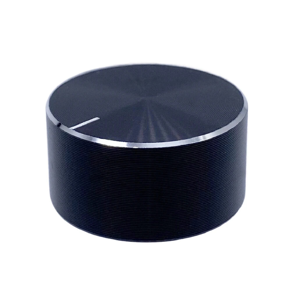 20*10mm  Aluminum Alloy Potentiometer Knob  Encoder Volume Control Audio Knob for 6mm Shaft Hole ( Knurled Shaft Dia/D-axis)