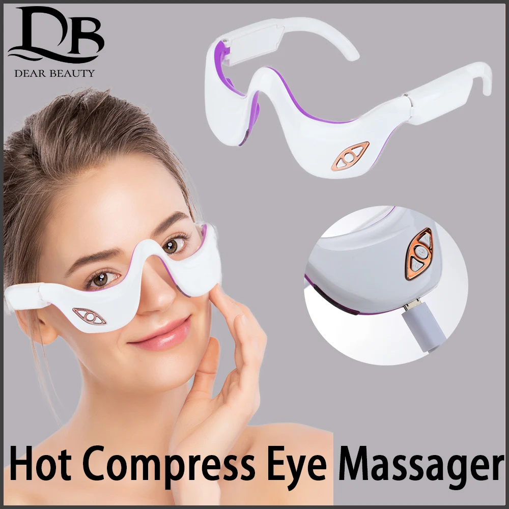 

Electric Eye Beauty Device Constant Temperature Infrared Hot Compress Eye Massager Relieves Eye Fatigue Reduces Eye Lines