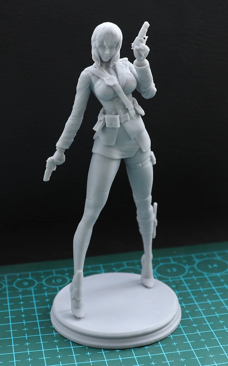 1/24 75mm 1/18 100mm Resin Model Gost The Shell Girl Figurine Unpainted No Color RW-804