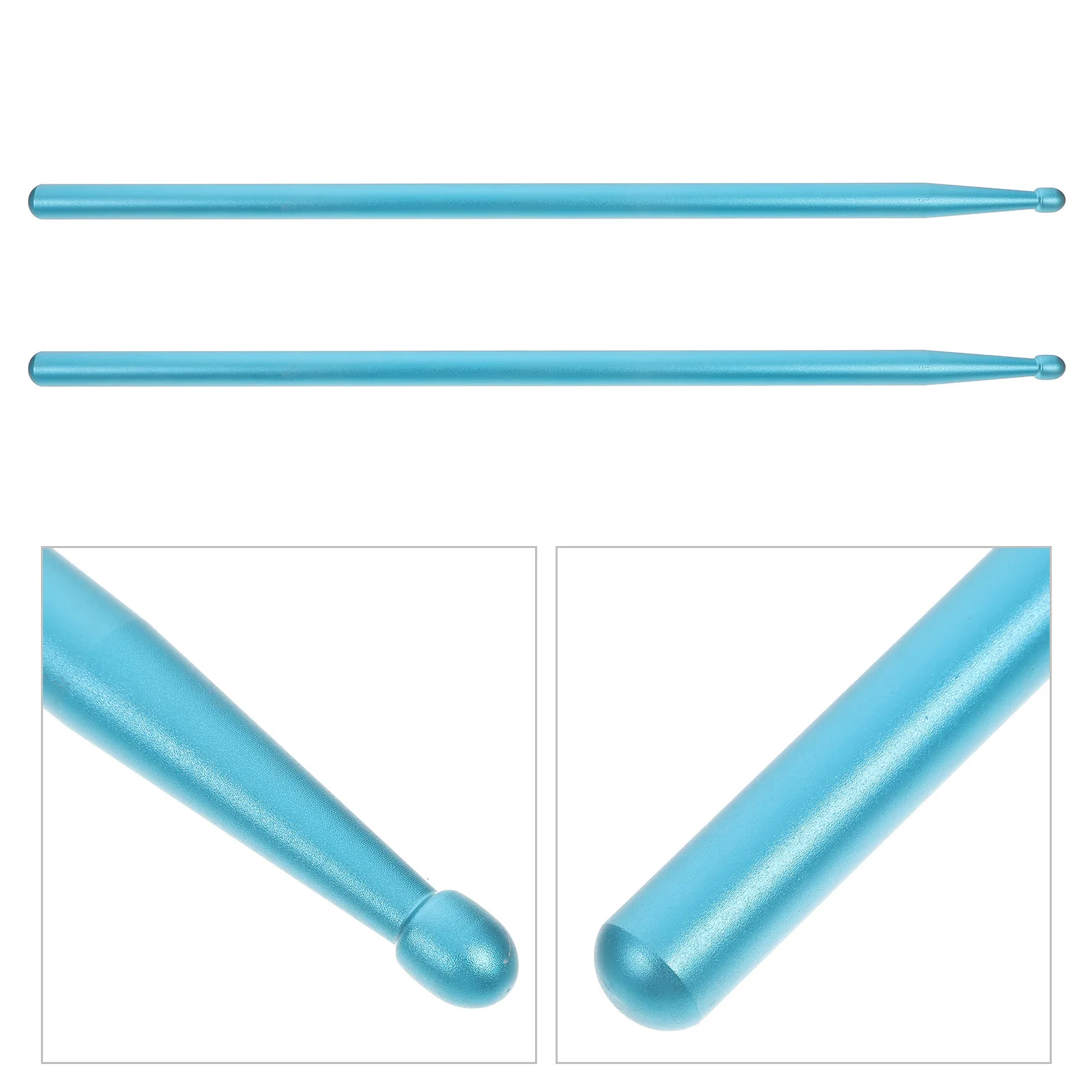 

1 Pair Aluminum Alloy Drumsticks 5A Metal Drum Sticks For Practice Performance Drum Set Percussion Instrument Accessory