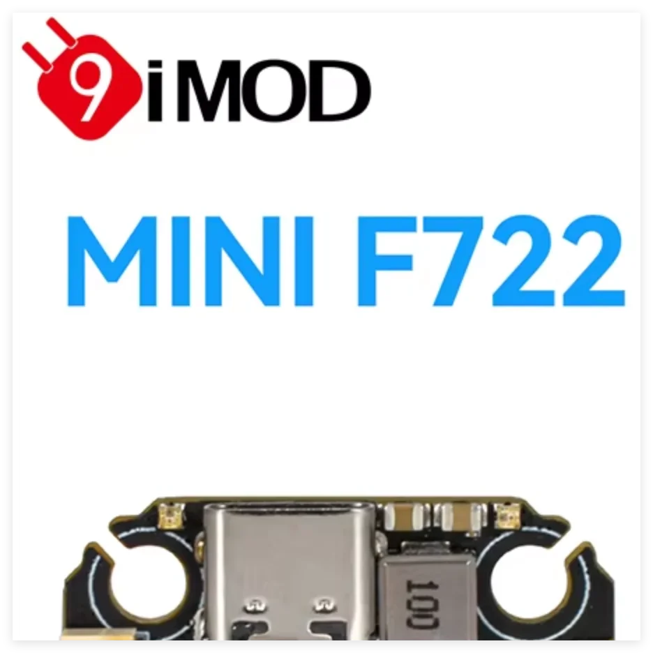 

9IMOD F722 Mini Flight Stack F722 FC 60A ESC 3-8S 20x20mm With Gyro For RC FPV Racing Drone