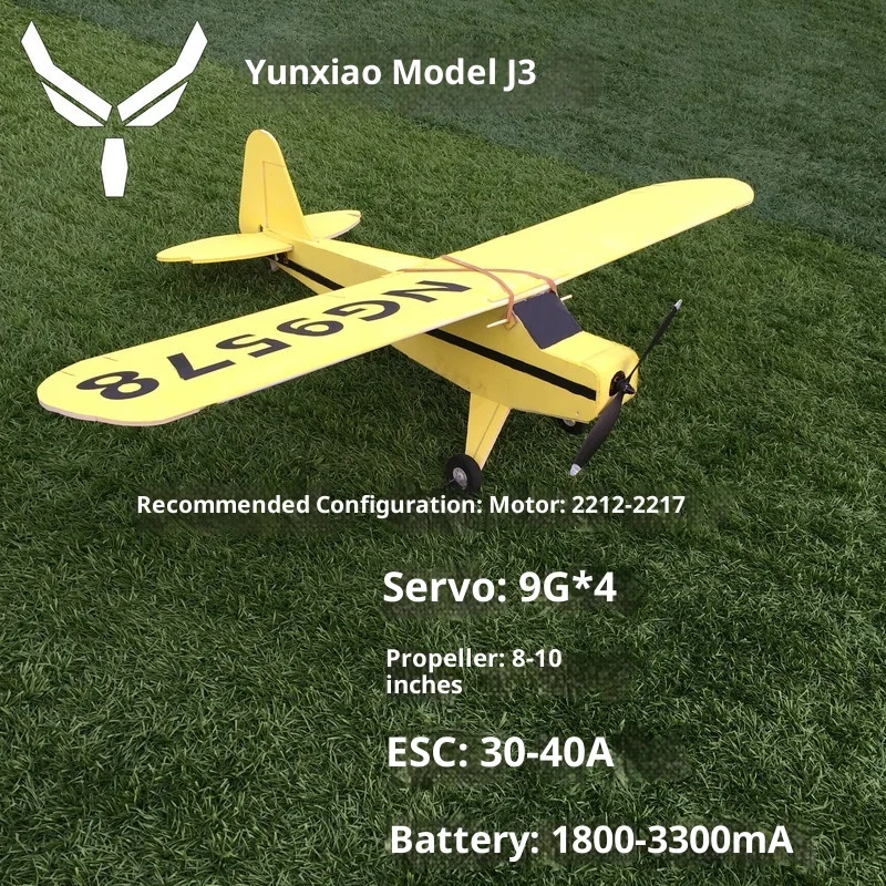 J3 Model Airplane Remote-Controlled Airplane Kt Airplane Magic Board Airplane Large Remote-Controlled Airplane