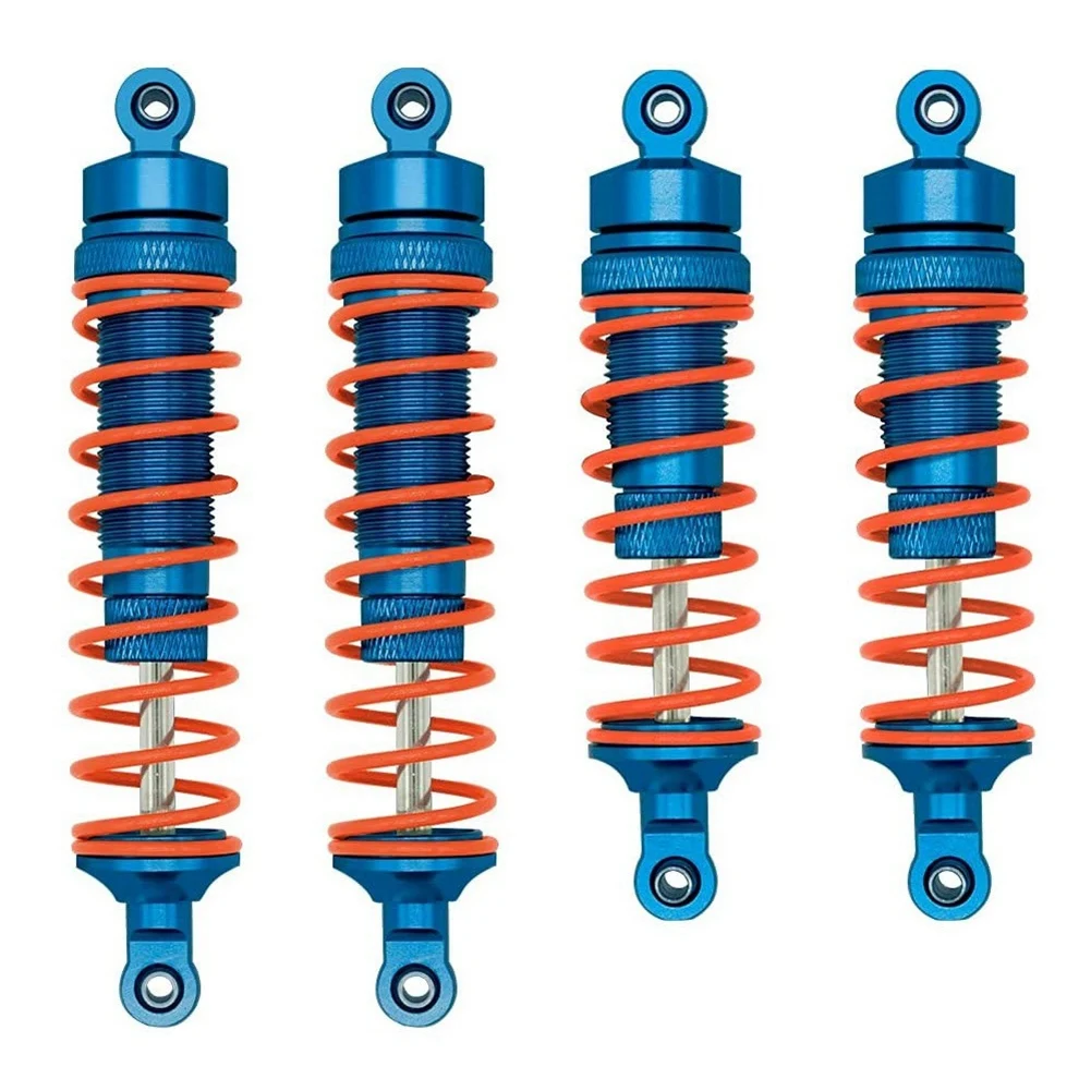 

4Pcs Metal Front and Rear Shock Absorber for Traxxas Slash Rustler Stampede Hoss 4X4 VXL 1/10 RC Car Upgrade Parts,2