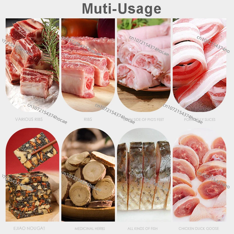 Commercial Slicer Frozen Meat Bone Cutting Machine Minced Lamb Bone Meat Cutter Chicken Duck Fish Rib Lamb Cutting Kitchen Tool