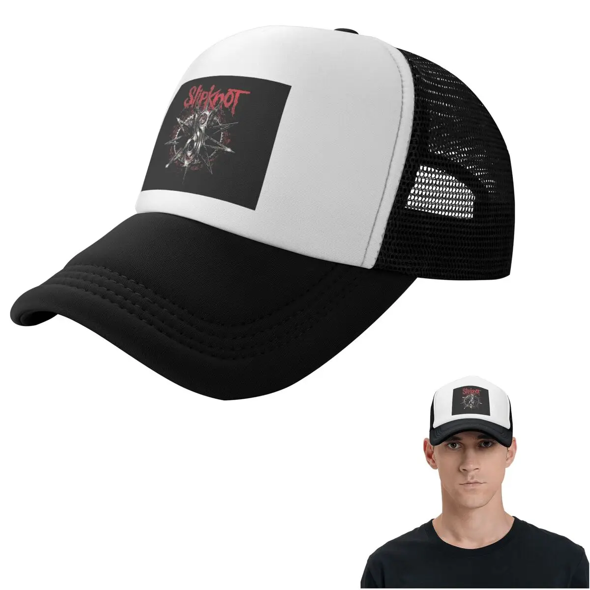 S-Slipknots Heavy Mental MusicCap Fashion Mesh Baseball Caps Adjustable Hat Hip Hop Summer Unisex Baseball Hats