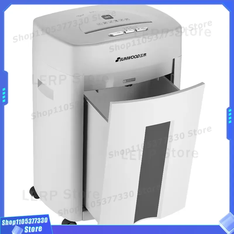 PS7 Paper Shredder 15 Sheets Capacity Cross Cut Office Home Security Destroyer for CD Credit Card Nail Pin Heavy Duty Machine