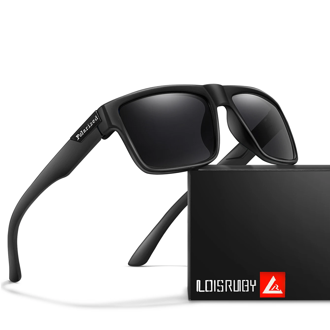 AliExpress NONE 3 Packs Men and Women's Polarized Sunglasses Classic Square Frame Sun Glasses for Fishing Running Cycling and Hiking Unisex