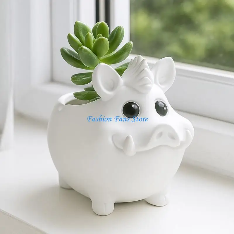 قالب سيليكون الخنزير البري متعدد الاستخدامات مناسب للإبداعات ومزارع الزينة