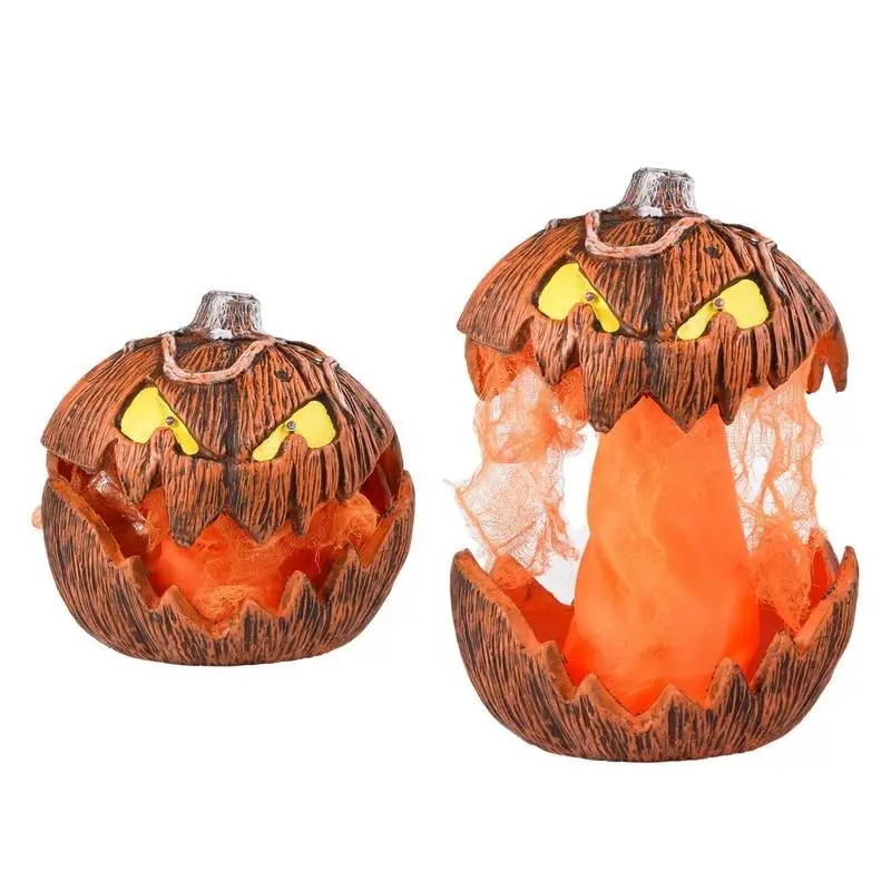 

Pumpkin Party Lights Decorative Lantern Lights with Scary Sound Spooky Halloween Decor For Living Room Window Doorway Party