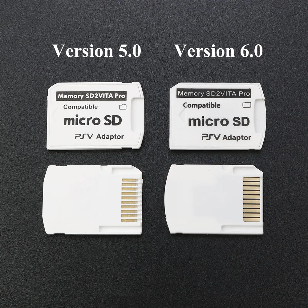 JCD 1pcs Version 3.0 5.0 6.0 SD2VITA For PS Vita Memory TF Card for PSVita PSV 1000/2000 Game SD Card Slot Adapter 3.60 System