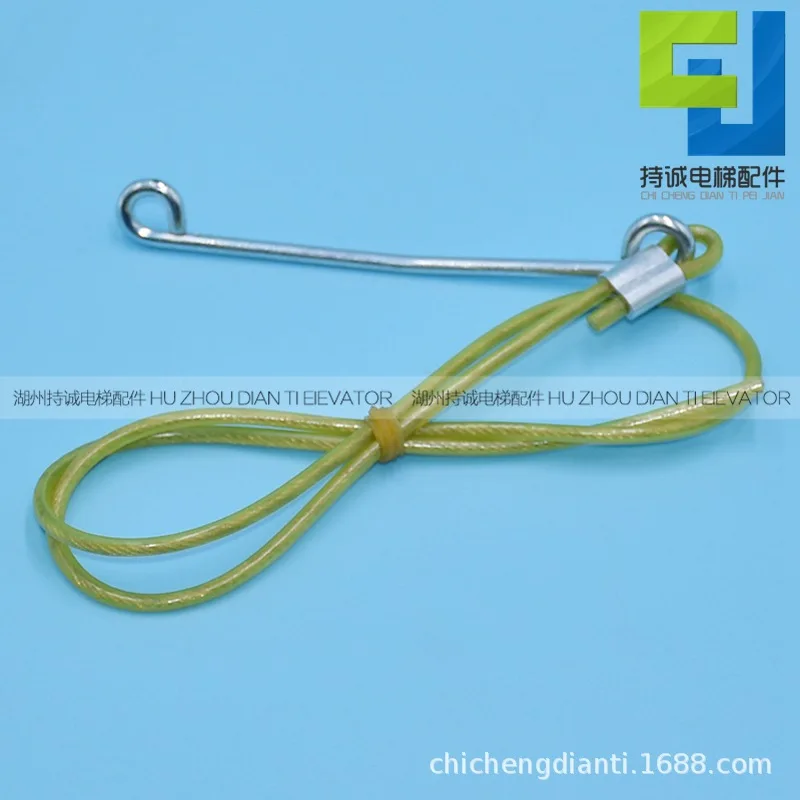 5 قطعة قفل مثلث لباب الأرض من Ouling ، سلك باب قاعة المصعد حبل 161 قفل الباب مع ملحقات مفتاح جهاز فتح الحبل #4