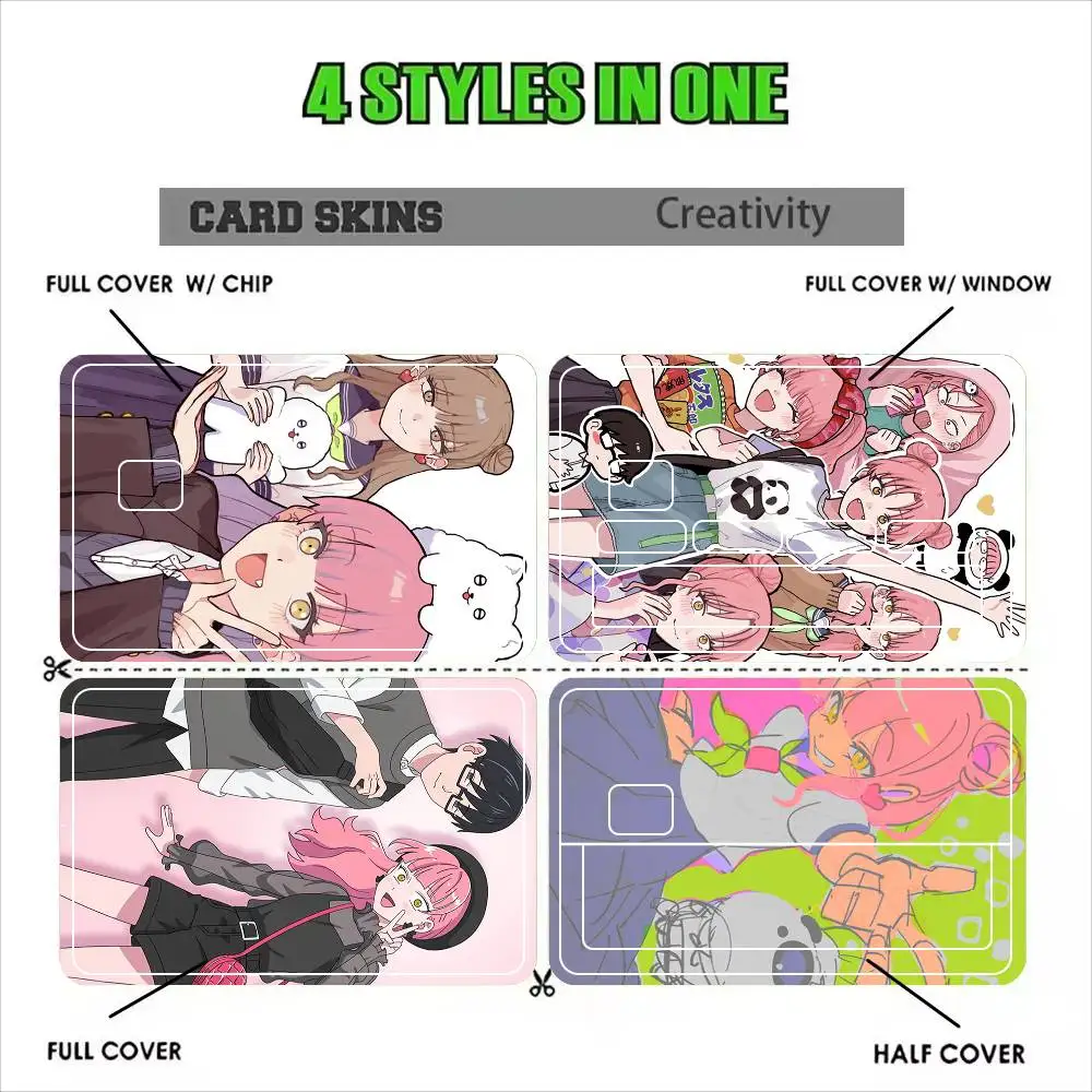 You and I are Polar Opposites Miyu Suzuki   Sticker Film Tape Skin for Credit Card Debit Card Waterproof Stickers