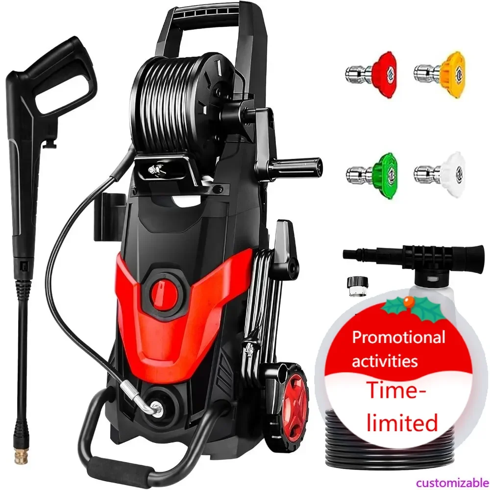 

Hot salesPortable High-Pressure Power Washer with 4 Quick-Connect Nozzles for Car and Fence Cleaning