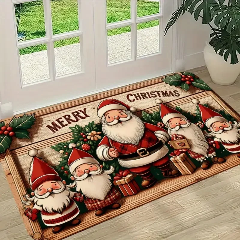 Weihnachtszwerge-Fußmatte: Festliche und entzückende Heimdekoration, Schlafzimmer, Wohnzimmer, Eingangsbereich, Bodenmatte, Küche, Badezimmer, Teppich