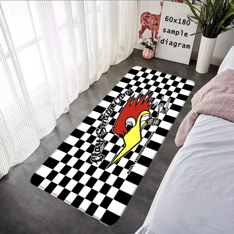 Hallway Room Rugs Mr. Horsepower Foot Carpets Entrance Doormat Bathroom Rug Floor Mats Carpet Anti Slip Mat Home Kitchen Decor