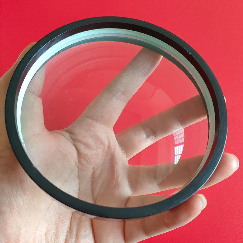 Diameter 100mm Focal Length -300mm Optical Double Concave Glass Lens Scaling Mirror Physical Optics Experiment