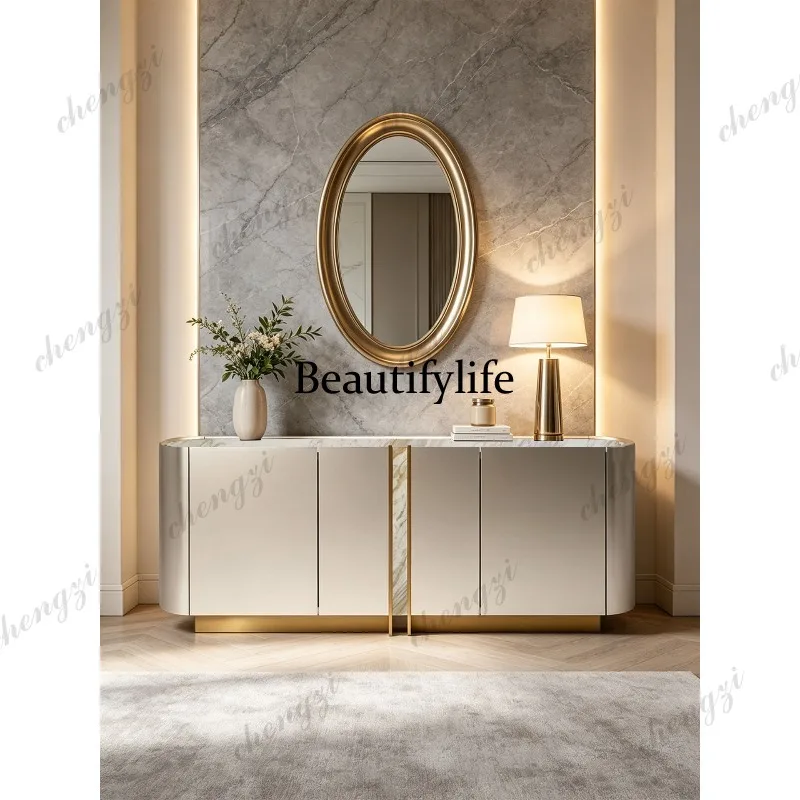 A73 Side Cabinet Storage Storage Decorative Cabinet Living Room Entry Entrance Cabinet Villa Furniture